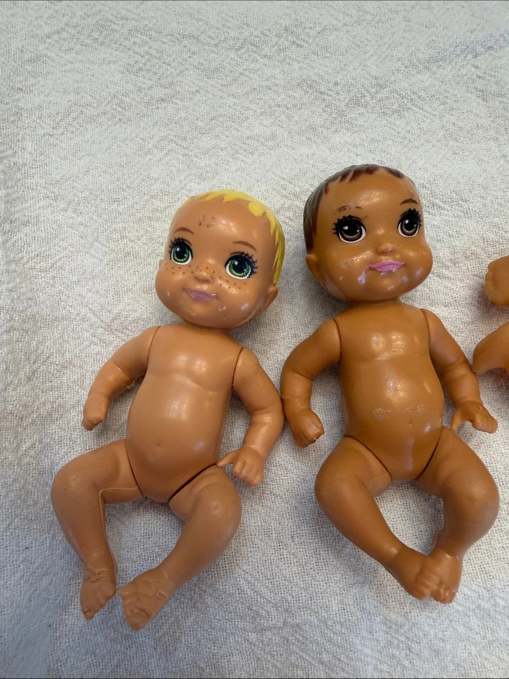 Lots of 7 GUC vintage miniature baby Mattel Barbie Galoob 80s 2000’s collection